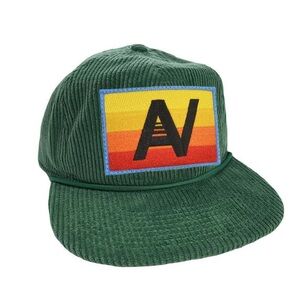 ‼️RARE‼️?AVIATOR NATION??NWT?Logo-Vintage Corduroy Trucker Hatin Kelly Green Hat - Key West - Old Favorite Trucker, Kelly Green, Adult  main image 2